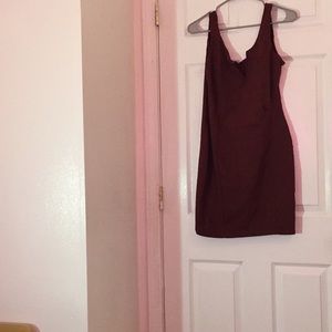 Maroon dress